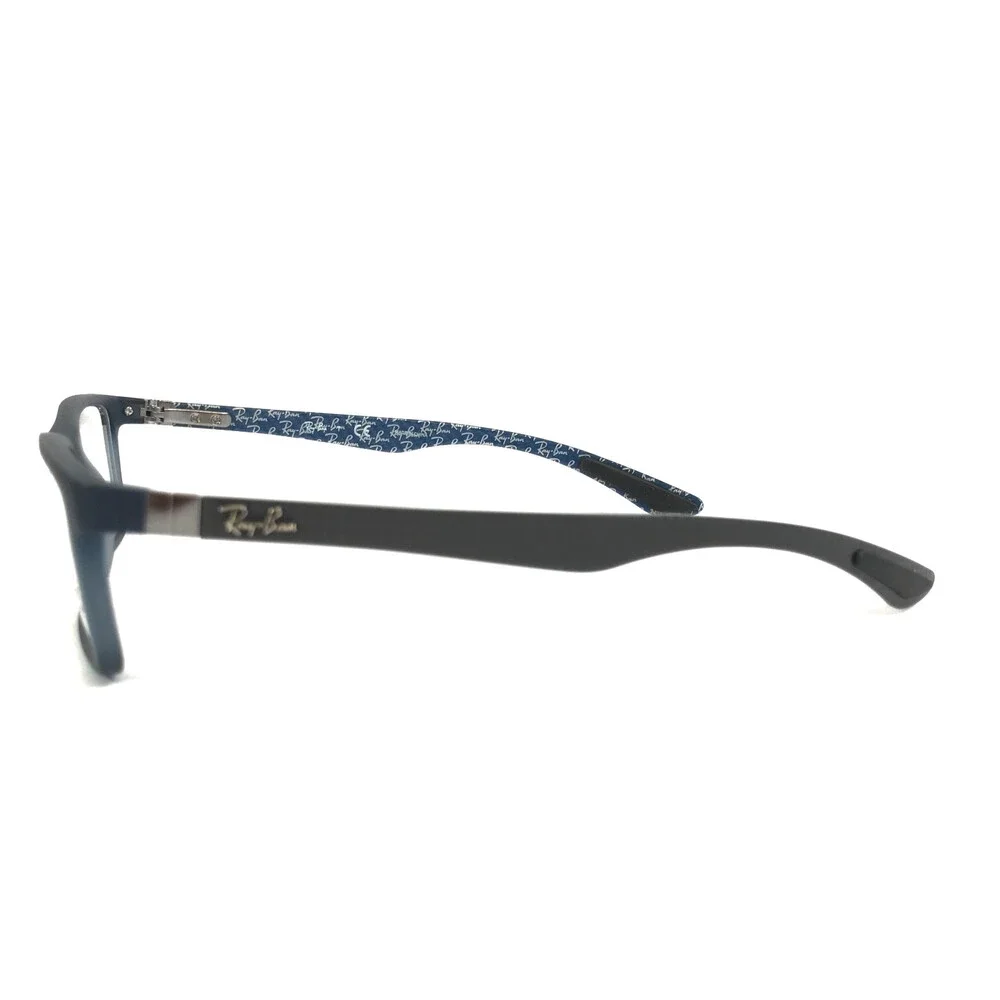 Ray-Ban Eyeglasses Frames RB8901 5262 Matte Blue Gray Carbon Fiber 53-17-145